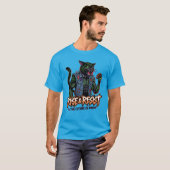NeoRavennaNetwork T-shirt Cyberpunk Kat Tech Grafi (Voorkant volledig)