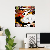 NeoRETRO-afdrukken Poster (Thuiskantoor)