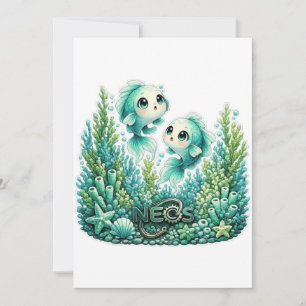 Neos Kawaii Dierenriem Vissen Kaart