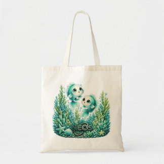 Neos Kawaii Dierenriem Vissen Tote Bag
