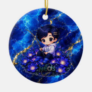 Neos Kawaii Dierenriem Waterman Keramisch Ornament