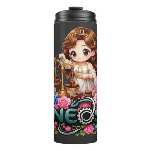 Neos Kawaii Dierenriem Weegschaal Thermosbeker