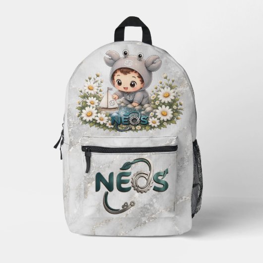 Neos Kawaii Zodiac Kreeft Bedrukte Rugzak (Voorkant)