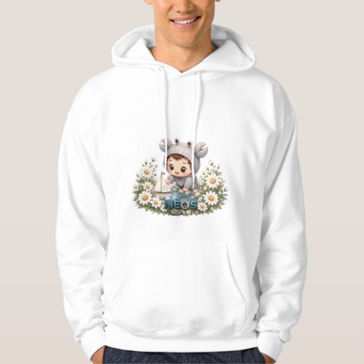 Neos Kawaii Zodiac Kreeft Hoodie (Voorkant)