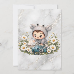 Neos Kawaii Zodiac Kreeft Kaart