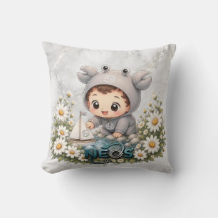 Neos Kawaii Zodiac Kreeft Kussen