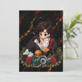 Neos Kawaii Zodiac Schorpioen Kaart (Staand voorkant)