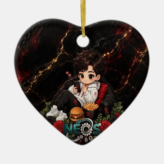 Neos Kawaii Zodiac Schorpioen Keramisch Ornament (Voorkant)
