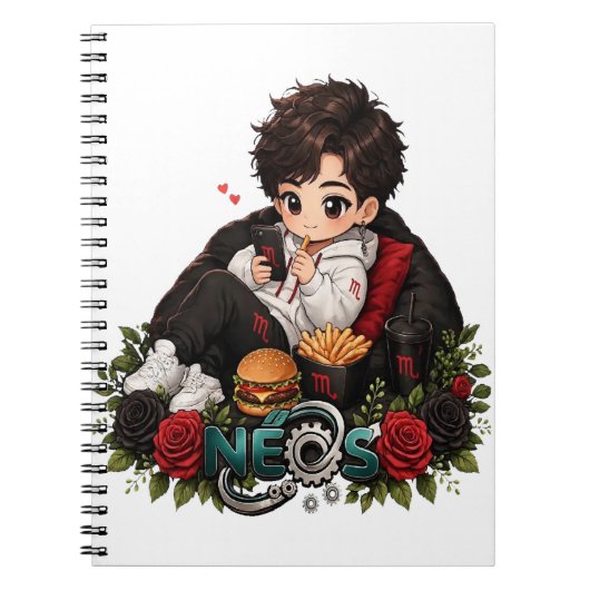 Neos Kawaii Zodiac Schorpioen Notitieboek (Voorkant)