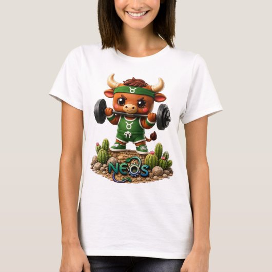 Neos Kawaii Zodiac Stier T-shirt (Voorkant)