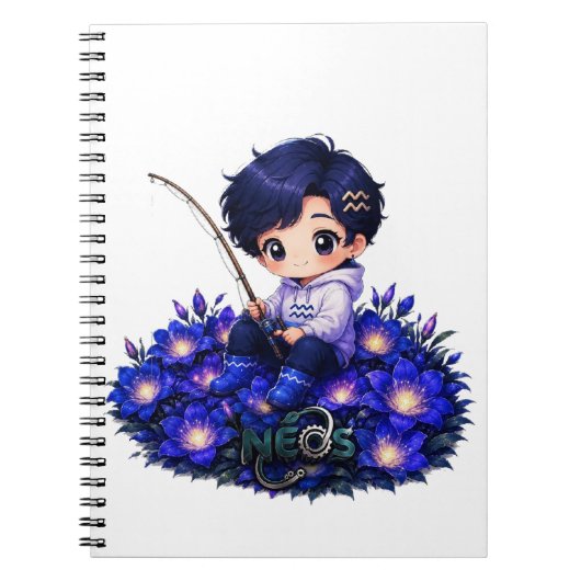 Neos Kawaii Zodiac Waterman Notitieboek (Voorkant)