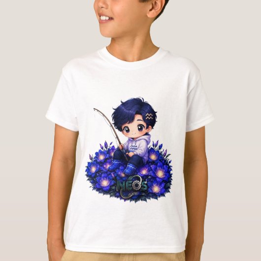 Neos Kawaii Zodiac Waterman T-shirt (Voorkant)
