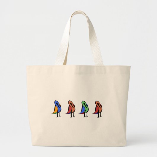 Neotropische vertraging grote tote bag (Voorkant)