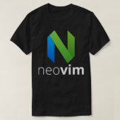 neovim neovim text editor vim vork t-shirt (Design voorkant)