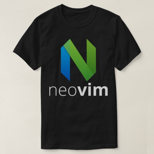neovim neovim text editor vim vork t-shirt (Design voorkant)