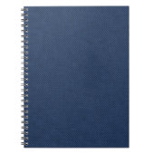 Nep Blauw Denim Notitieboek (Voorkant)