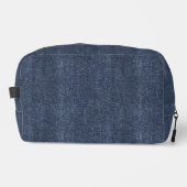 Nep Blauw Spijkerstof Toilettasje (Voorkant)