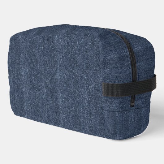 Nep Blauw Spijkerstof Toilettasje (Linkerhoek)