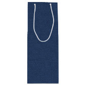 Nep Blauwe Denim Cadeautas (Voorkant)