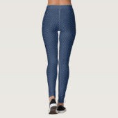 Nep Blauwe Denim Leggings (Achterkant)
