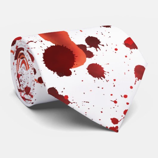 Nep-bloed Spletters Stropdas (Opgerold)