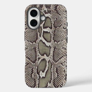 Nep Boa Constrictor Slangenhuid iPhone 16 Hoesje