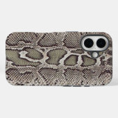 Nep Boa Constrictor Slangenhuid Case-Mate iPhone Case (Achterkant (horizontaal))