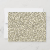 Nep-champagne goud glitters Bedankt (Achterkant)