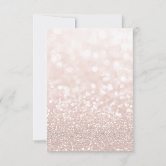 Nep-confirmatie glitters kaart (Achterkant)