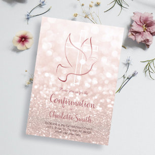 Nep-confirmatie glitters kaart