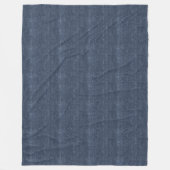 Nep Denim Blauwe Broek Fleece Deken (Voorkant)