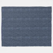 Nep Denim Blauwe Broek Fleece Deken (Voorkant (Horizontaal))