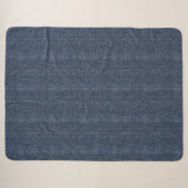 Nep Denim Blauwe Broek Sherpa Deken (Voorkant (horizontaal))