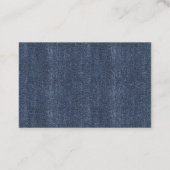 Nep Denim Blauwe Broek Visitekaartje (Achterkant)