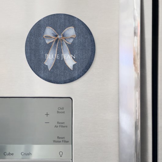 Nep Denim Blauwe Spijkerboog Magneet (Insitu (Koelkast))