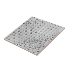 Nep-diamantplating achtergrond tegeltje