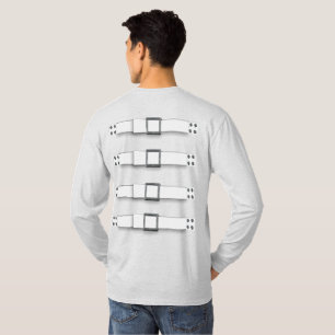 Nep dwangbuis krankzinnig asiel Halloween kostuum T-shirt