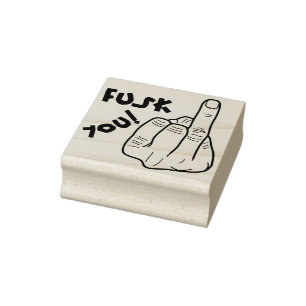 Nep F-Bom Grappige Gag – Gecensureerd Vloekwoord Rubberstempel