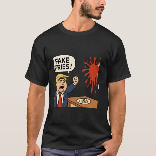 Nep friet t-shirt (Voorkant)