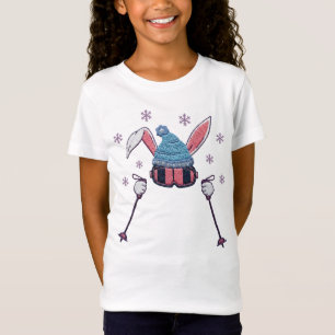 Nep garen skietende konijn winter humor t-shirt