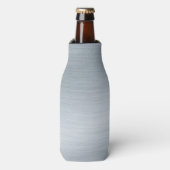 Nep Geborsteld Zilveren Achtergrond Flesjeskoeler (Fles Voorkant)