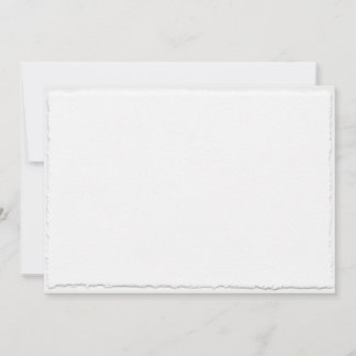 Nep Gescheurde Deckle Rand Trouw Uitnodiging Sjabl