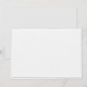 Nep gescheurde rand trouw uitnodiging template (Voorkant / Achterkant)