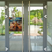Nep Glas-in-lood Aanpasbare Zeester Raamsticker