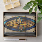 Nep Glas-in-lood Hemelse Engel voor Decoupage Cr Tissuepapier (Geschenk)