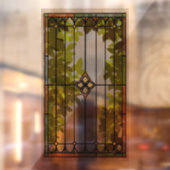 Nep glas-in-loodraam raamsticker (Vel 2)