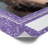 Nep Glitter Persoonlijke Portret Poster (Hoek)