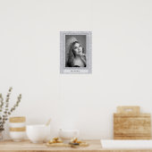 Nep Glitter Persoonlijke Portret Poster (Keuken)