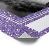 Nep Glitter Persoonlijke Portret Poster (Hoek)