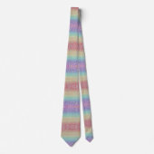Nep Glitter Regenboog Luipaardprint Halsdoek Stropdas (Voorkant)